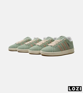 کفش کتانی مردانه و زنانه سبز کرم ADIDAS Campus مدل 5004