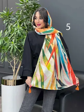 شال آبرنگی حریرنخ 3086