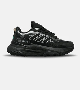 کفش کتانی مردانه و زنانه مشکی طوسی Adidas More Than Speed مدل 8347