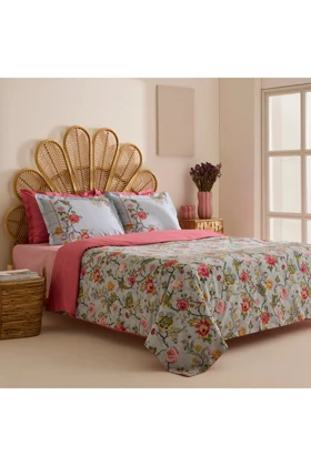 سرویس روتختی دو نفره Karaca Home مدل Vivere پنبه - آبی