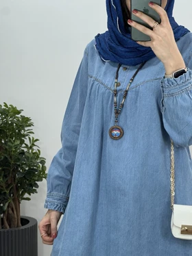 مانتو جین یقه چین پریناز 5