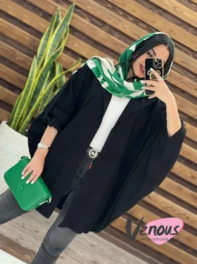 مانتو لینن پانچ سرشونه سگک