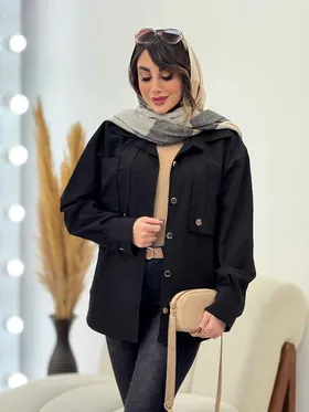 بارانی ژیله جیب‌دار