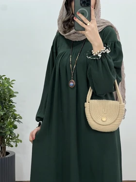 مانتو عبایی بلند رایلی کد 5125