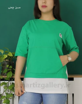 تیشرت لانگ دو رنگ