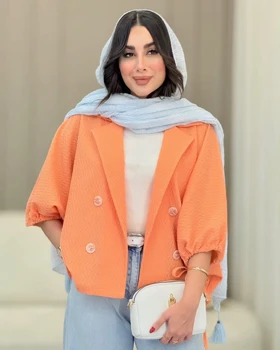 مانتو کتی پارچه پفکی