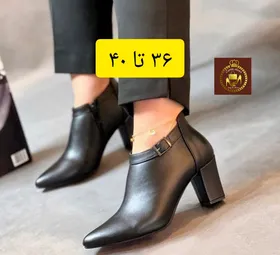 کفش نیم بوت مجلسی زنانه مدل بغل سگک