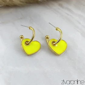 گوشواره ترک طرح قلب 20098