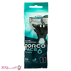 خودتراش مردانه دورکو 6 لبه مدل DORCO Pace6 بسته 1 عددی
