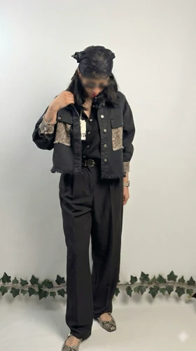 کت زارا با طرح پوست ماری