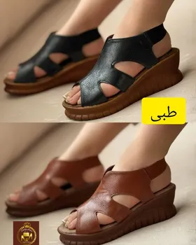 صندل طبی لژدار زنانه رکابدار تابستانه