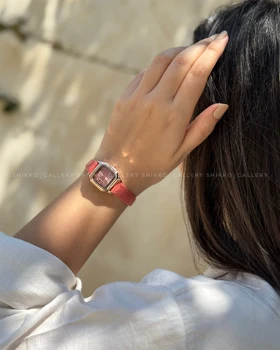 ساعت مربعی صنعتی استیل