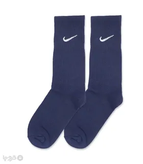 جوراب ساق‌دار کش انگلیسی طرح Nike طیف آبی