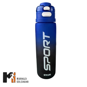 قمقمه ورزشی طلقی 1 لیتری کد 177 (آبی)