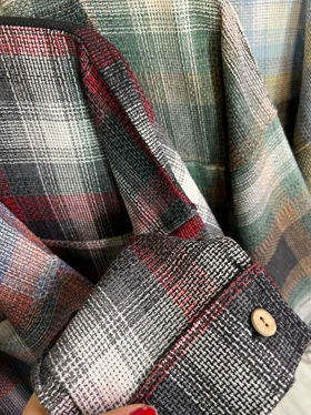 مانتو چهارخونه گلبرگ 2