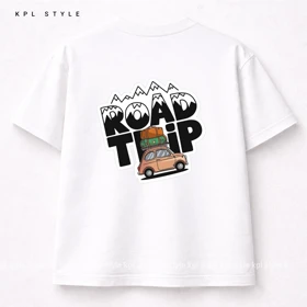 تیشرت پینترستی TRIP قواره باکسی | %100 پنبه گرم بالا کد 1300