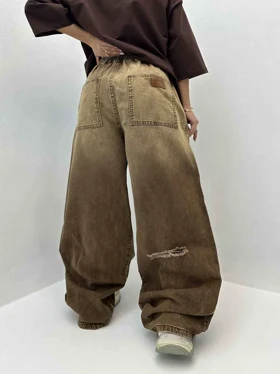 شلوار کارگو بگ کمرکش