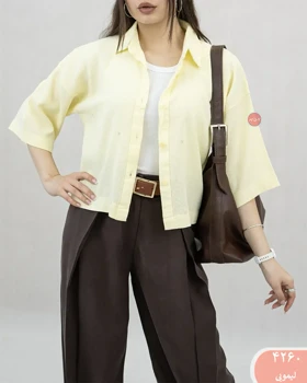 شومیز کراپ قلب 4260