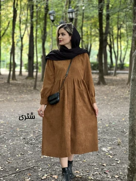 پیراهن مانتویی دوجیب