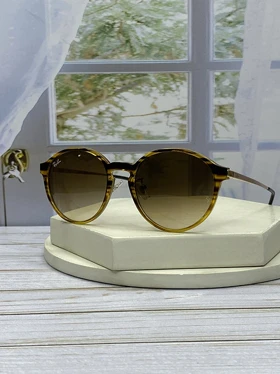 عینک آفتابی Ray-Ban RB 4334D فریم ترکیبی کائوچو و فلز با عدسی کریستال و استاندارد UV400