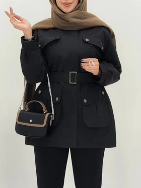 3607-بارانی آستردار ایوان ( ایراددار )