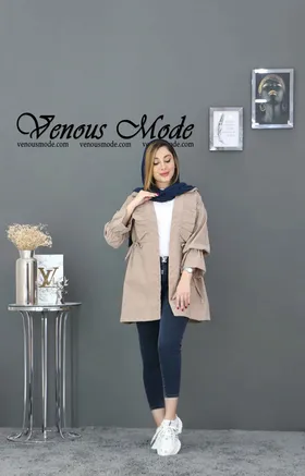 مانتو میکرو یقه چین