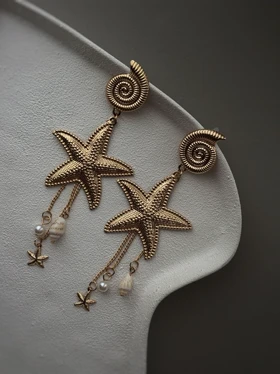 گوشواره ساحی آویزدار