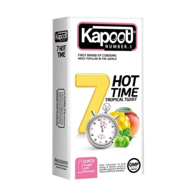 کاندوم 7 کاره Hot Time کاپوت 12 عدد