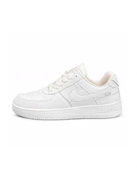 کفش کتانی مردانه زنانه و بزرگ پا مدل ایرفورس سفید Nike Air Force