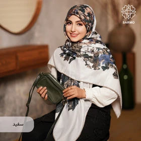 روسری نخ پنبه پروانه