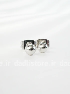 پک گوشواره نقره ای میخی 3 عددی