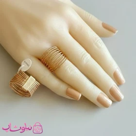 انگشتر زنانه ژوپینگ 9 ردیفه کد 2491