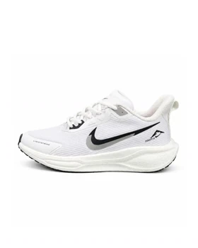 کتانی زیره بست مردانه مدل رانینگ نایکی سفید نایک مشکی NIKE