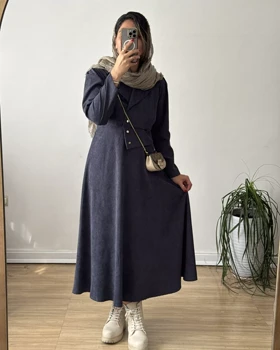 پیراهن مخمل کبریتی سارا