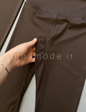 لگ ورزشی زنانه فلامنت بیسیک تک‌رنگ قهوه ایی