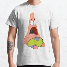 تیشرت Spongebob | تیشرت باب اسفنجی طرح Surprised Patrick کد 118143