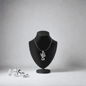 پلاک اسم ماهان و زنجیر