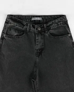 شلوار جین نیم بگ زنانه 16702