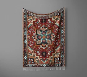 شال مبل ریش دار classic 274