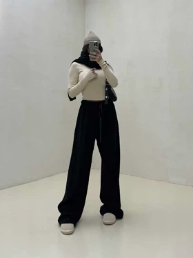 شلوار بگ طرحدار