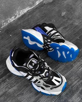 کتانی آدیدادس دلوکس مشکی آبی