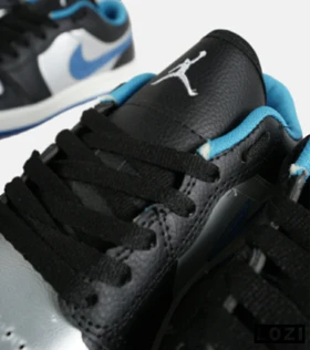 کفش کتانی مردانه مشکی آبی نایک NIKE jordan 1