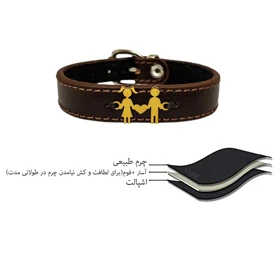دستبند چرم وارک مدل رایان کد rb401