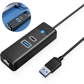 هاب یو اس بی اوریکو ORICO مدل PWCUR-U3-05 با سه پورت
