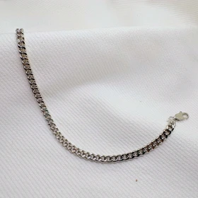 دستبند ژوپینگ طرح کارتیه (کوبان) نقره‌ای | آبکاری رادیوم و رنگ ثابت