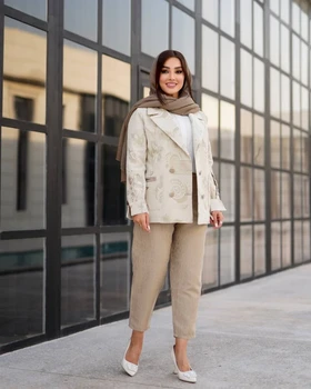 کت شلوار ژاکارد کد 4003