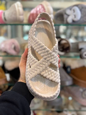 صندل زنانه مدل ساحلی مدل حصیری