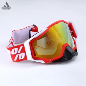 عینک موتور 100 در صد Motorcycle Goggles AS521393 (طیف رنگی دهم)
