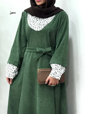 پیراهن مانتویی پاییزه نورین 6