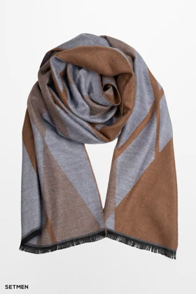 شال گردن مردانه پشمی